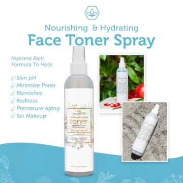 Hydrating Facial Toner with Rose Water & Apple Cider Vinegar