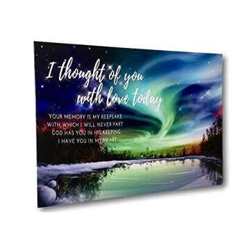 Heartfelt LED Lighted Canvas Print for Remembrance
