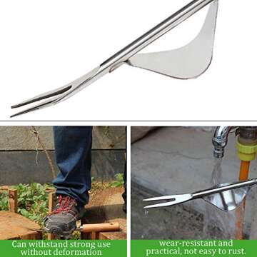 HanDingSM Hand Weeder Tool with Ergonomic Design