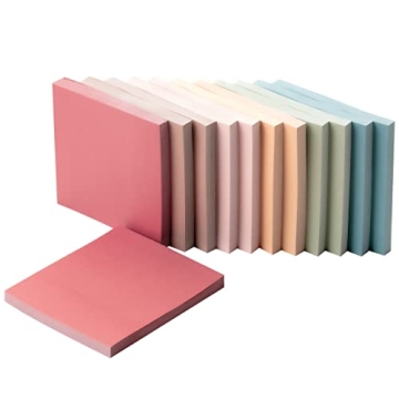 Mr. Pen Vintage Sticky Notes 3x3, 12 Pads for Productivity