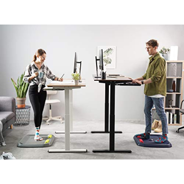FEZIBO Electric Standing Desk with Keyboard Tray 55x24