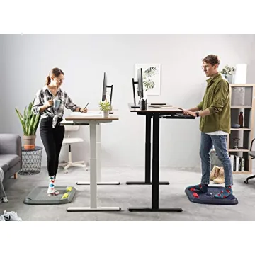 FEZIBO Electric Standing Desk with Keyboard Tray 55x24