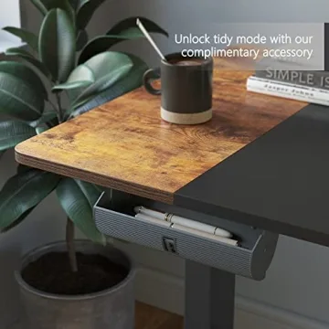 FEZIBO Electric Standing Desk with Keyboard Tray 55x24