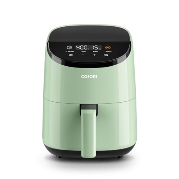 Mini COSORI Air Fryer with 30 Recipes & Low Oil