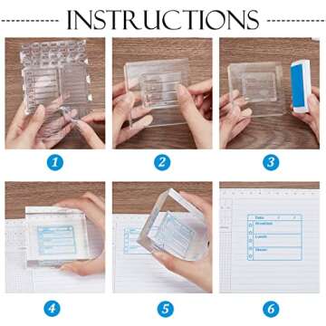 GLOBLELAND Silicone Clear Stamps for Creative DIY Crafts