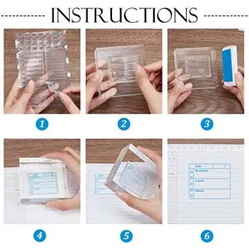 GLOBLELAND Silicone Clear Stamps for Creative DIY Crafts