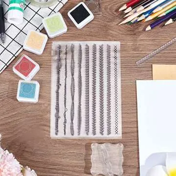 GLOBLELAND Silicone Clear Stamps for Creative DIY Crafts