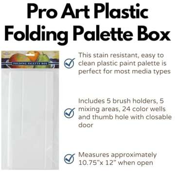 Pro Art 3333-031 Large Folding Palette for Every Artist