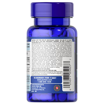 Puritan's Pride DHEA 50mg Supplement for Healthy Aging