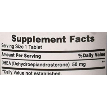 Puritan's Pride DHEA 50mg Supplement for Healthy Aging