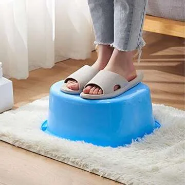 AMOBON Foot Soaking Bath Basin for Relaxation and Comfort