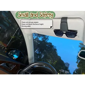 Premium Magnetic Sunglass Holder for Your Car Visor