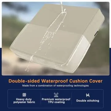 Favoyard Outdoor Cushion Set 22x22 Waterproof & Durable