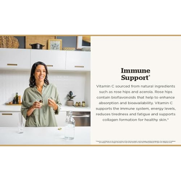 Solgar Vitamin C 1500 mg with Rose Hips for Immune Support