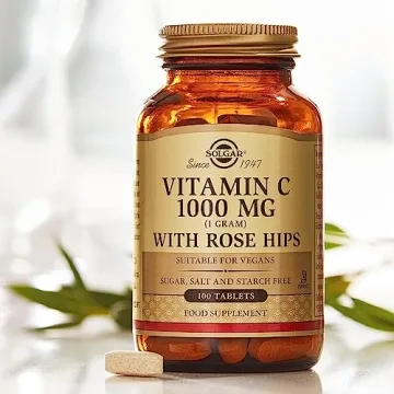 Solgar Vitamin C 1500 mg with Rose Hips for Immune Support