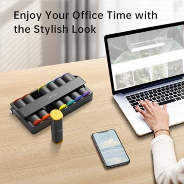 KOVIUU Weekly Pill Organizer for Vitamins and Medications