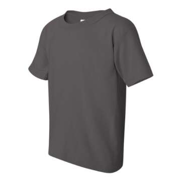 Gildan Youth Heavy Cotton T-Shirt 2-Pack - Charcoal