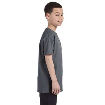 Gildan Youth Heavy Cotton T-Shirt 2-Pack - Charcoal