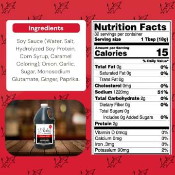 Dale's Gluten-Free Steak, Poultry and Vegetable Marinade and Seasoning 64 Ounce Family Size (1/2 Gallon)