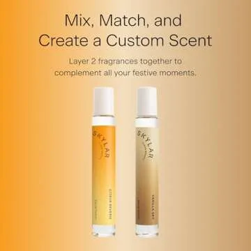 Skylar Cozy Escape Trio Eau de Parfum -Hypoallergenic & Clean Perfume for Women & Men, Vegan & Safe for Sensitive Skin-Boardwalk Delight, Vanilla Sky, Citrus Reverie-3x10mL /0.33 Fl oz