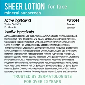 BLUE LIZARD Sheer Face Lotion SPF 50+ - Your Perfect Sunscreen