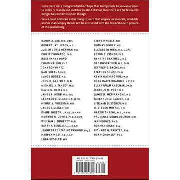 The Dangerous Case of Donald Trump: 37 Psychiatrists and Mental Health Experts Assess a President - ...