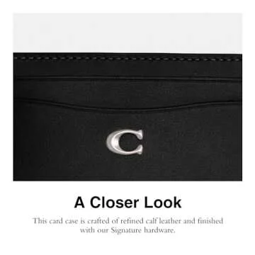 Coach Essential Card Case - Stylish Compact Wallet