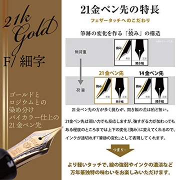 Sailor Professional Gear Gold 21k Fine Point Fountain Pen