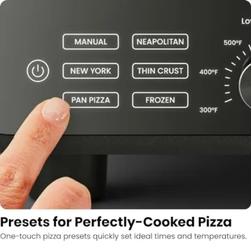 Chefman Indoor Pizza Oven with 800°F Heat and Presets