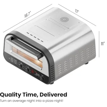 Chefman Indoor Pizza Oven with 800°F Heat and Presets