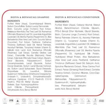 HAIRtamin Shampoo and Conditioner Set for Healthy Hair