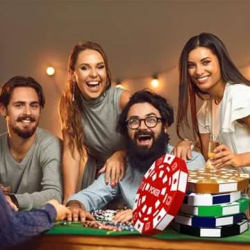 Silipull Giant Casino Decorations 15.7 Inch Large Paper Poker Chips Favor Boxes Jumbo Oversized Poker Game Theme Centerpieces for Tables Casino Birthday Party Decorations(6 Pcs)