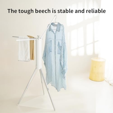 JOOM Portable Folding Tripod Clothes Drying Rack