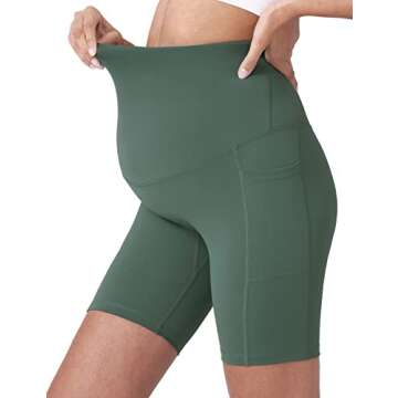 Stylish Maternity Yoga Shorts for Active Moms