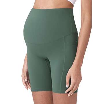 Stylish Maternity Yoga Shorts for Active Moms