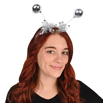 Beistle Silver Ball Boppers for Festivals and Costumes