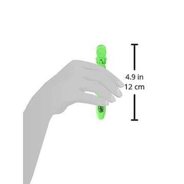 Wet Brush-Pro Professional Styling/Sectioning Hair Clips - For Wet or Dry Hair - Two Stage Strong Double Hinge - Maximum Hold (4-Count/(Pack of 1), Lime Light/Green)