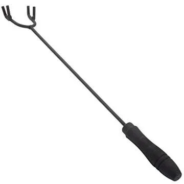 Pure Garden W150098 37" Tile Rectangular Fire Pit, Black