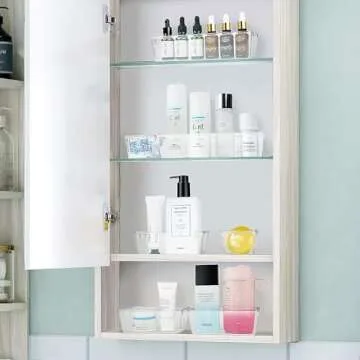 16 Pcs Multipurpose Clear Drawer Organizers for Every Home