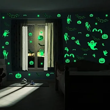 Halloween Glow in the Dark Decorations for Kids