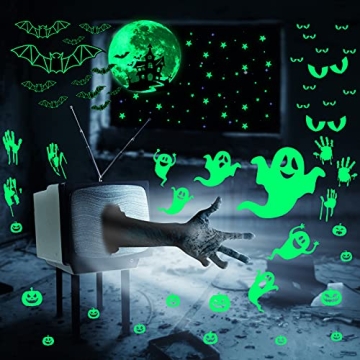 Halloween Glow in the Dark Decorations for Kids