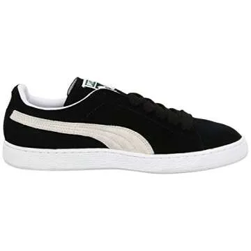 PUMA Select Men's Suede Classic Plus Sneakers BLK/White, Size 8