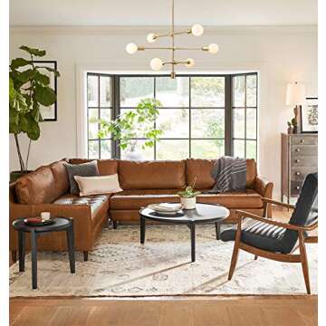 Eurus Home Sputnik Chandelier 6- Light Pendant Lighting Fixture for Dining Room Ceiling Light Fixture for Bedroom Hallway Kitchen Living Room