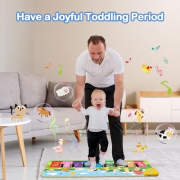 FOKI Floor Piano Mat for Toddlers - Fun Musical Gift