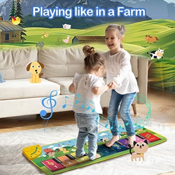 FOKI Floor Piano Mat for Toddlers - Fun Musical Gift