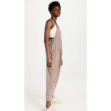 Free People Women's Hot Shot One-Piece, Mocha Latte