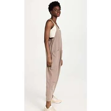 Free People Women's Hot Shot One-Piece, Mocha Latte