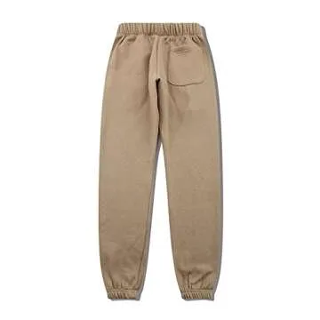 Fear of God Essentials Sweatpants Fleece Jogger Letter Print Running Trousers Jogger Pant with Pockets Streetwear Rain Drum L