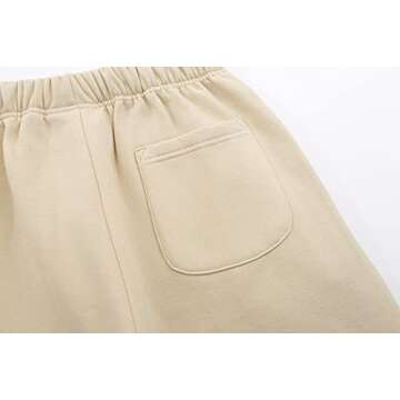 Fear of God Essentials Sweatpants Fleece Jogger Letter Print Running Trousers Jogger Pant with Pockets Streetwear Rain Drum L