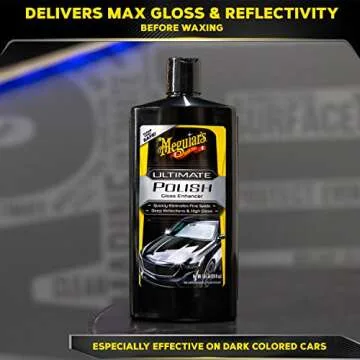 Meguiar's Ultimate Polish, High-Gloss Pre-Wax Car Polish - 20 Oz Bottle